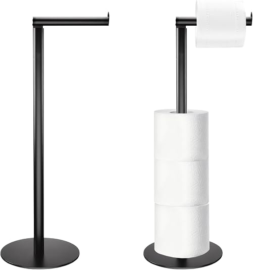 DFORD Freestanding Toilet Paper Holder Stand