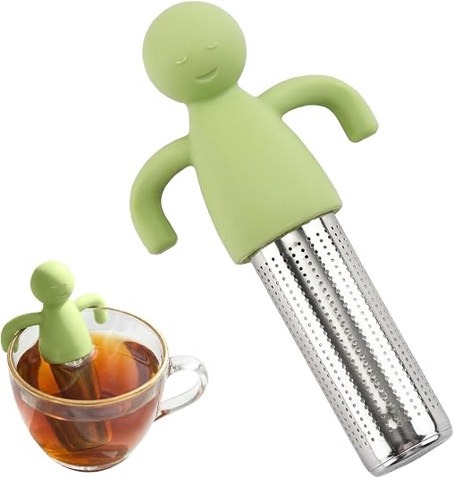DFORD 304 Stainless Steel Tea Infuser for Loose Leaf Tea, Extra Fine Mesh Tea Strainer Ball with Handle