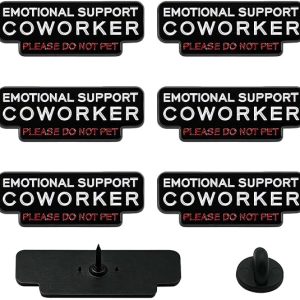 DFORD 6 Pack Funny Enamel Pins for Clothes Bags Hats Office Humor Lapel Pins Set - Cute Badge Pins for Coworkers Backp