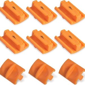 DFORD 9 Pack Paper Trimmer Replacement Blades 157400-1001 Titanium Cutting Blades Compatible with SureCut Precision Pa