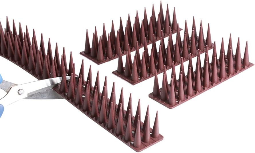 DFORD Bird Nail, 12 Piece Set of Outdoor Bird Deterrent, Keep Away from Squirrels, Pigeons, Raccoons