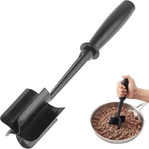 DFORD Meat Chopper and Masher, Heat Resistant Kitchen Meat Masher Tool for Ground Beef, Hamburger Grinder