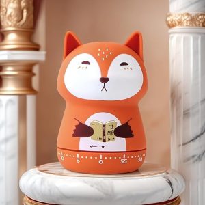 DFORD Mechanical Kitchen Timer,Cute,Novelty,60 Minutes Manual Countdown